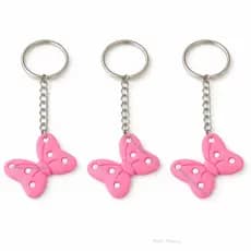 Chaveiro Lacinho Rosa Fofo Kawaii Lembrancinha Festa Infantil Presente Delicado Laço Princesa