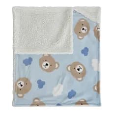 Cobertor Manta Bebe Infantil Dupla Face Soft Sherpa Edredom Aconchegante Antialergico Quentinho