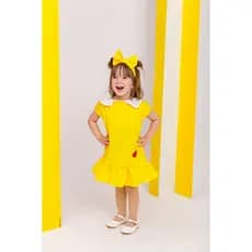 Vestido Infantil Batinha baby magali melancia festa tema aniversario menina criança