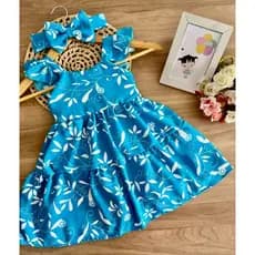 Vestido Maria Verão Sol Praia passeio menina infantil casual festa criança moda aniversario kids baby