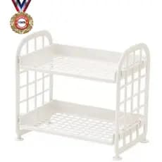 Caixa de armazenamento de mesa de plástico multiuso 02 (cor enviada aleatoriamente)