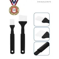Kit 2/4 pçs de Pincéis de pastelaria, carne, escova de plástico para regar, assar
