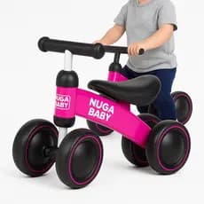 Bicicleta de Equilibrio Infantil Bike Bicicletinha 4 Rodinhas Presente Criativo Para Bebe Crianças
