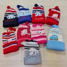 Touca Gorro bebê,recém-nascido Menino Menina Lã inverno quentinho