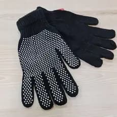 Luva de Lã Pigmentada Antiderrapante bolinha moto Inverno Alta Qulidades preto masculino.Feminino. Unissex