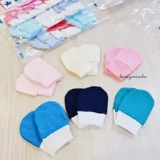 Kit  Luvas para Bebê Tamanho RN rosa, azul roteger os bebês