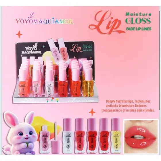 Kit 3 ou 6 Lip Gloss / Balm / Batom Lip Plump Sereia – Hidratação, Brilho e Efeito Volume