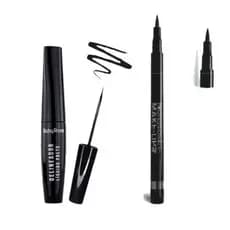 KIT  Caneta Delineadora Professional Ponta Fina  + Delineador Líquido Preto Ruby Rose Hot SALE