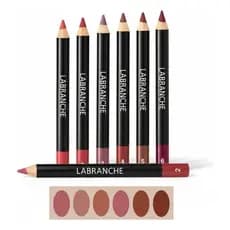 Kit 6 Lápis Labial Delineador Profissional Para Maquiagem La1102