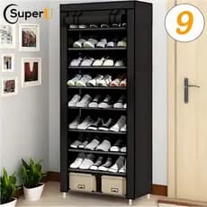 Sapateira para calçados 9/7 andares para 27 pares de sapatos organizador desmontável SUPER U