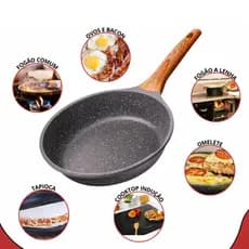 Frigideira Ceramica Antiaderente Fogão Cooktop Indução/gás 24cm / 26cm / 28cm SUPER U