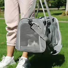 Bolsa Mala Mão Transporte Viagem Pet Luxo Cães E Gatos  SUPERU
