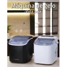 Máquina Fabricador de Cubos de Gelo 1,3L Compacto e Eficiente Gelado Rápido a Qualquer Hora