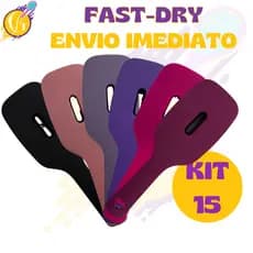 Kit 15 - Escova  Flex Fast Dry - Pente pra Cabelo - Escova Raquete - Anti Frizz - Glamour Feminino