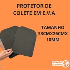 PAR DE PROTETORES DE COLETE EM EVA