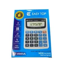 Calculadora Atacado Mesa 8 Digito C Bateria Escritório Top