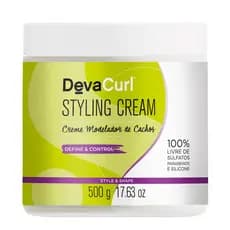 Deva Curl Styling Cream 500g Creme Modelador Ativador de Cachos Sem Frizz