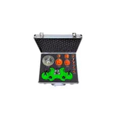 Jogo Kit 11 Pçs Broca Diamantada P/ Esmerilhadeira M14 Trinus