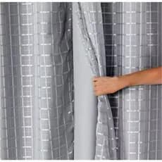 Cortina Blackout PVC com Tecido Voil 2,00 m x 1,40 m Decoração