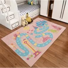 Tapete Infantil Kids Para Quarto Meninas Criança 1,00 x 1,40