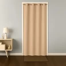 Cortina Porta PVC C/Ilhos Blackout Corta Luz Sala Provador Quarto e Cozinha 1,40mts X 2,20mts