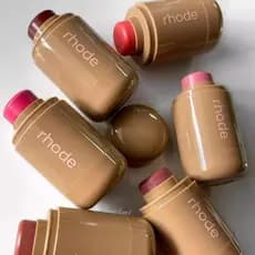 Rhod Pocket Blush Lip Stick And Cheek Hidratante Natural Rouge Powder Creme Batom Bochecha Fácil De Aplicar Cor