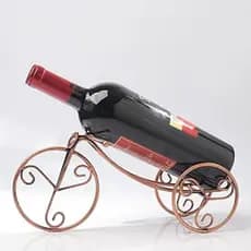 Suporte Para Garrafa De Vinho Modelo Bicicleta Decorativo