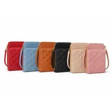 Bolsa Carteira Matelassê com Alça de Mão mulher