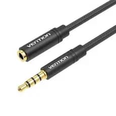 Vention - Cabo Extensão Áudio Auxiliar P3xp3 Estéreo Carro Som Fone