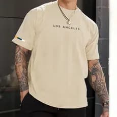 Camiseta Masculina Los Angeles Urban Street Camisa 100% Algodão