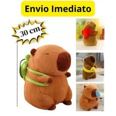 Capivara Pelúcia 23cm/30cm Brinquedo Pelúcia Capivara Tartaruga Fofinha Kapibala