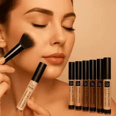 Corretivo Líquido Febella Naked Natural: Longa Duração e Efeito Matte Sem Craquelar Cobre Olheiras