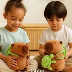 Dia Crianças Especial: Brinquedo de Pelúcia Capivara Macia – Escolha entre 23cm, 30cm, 50cm ou 60cm