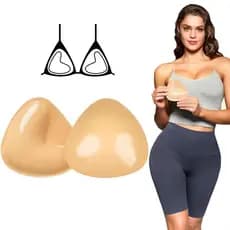 Adesivos de peito de Silicone estilo grosso reunido dupla face auto-adesivo almofada de peito invisível pequeno peito ol