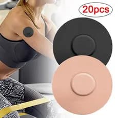 Conjunto De 20 Peças : Remendos Adesivos Antiderrapantes Dinâmicos Flexíveis Para Fixação De Medidor De Glicose , Perfei