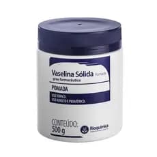 Vaselina Solida Pomada (500g) - Rioquímica