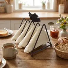 Suporte De Mesa Para Guardanapos Ferro Decorativo Mesa Posta Rustico Farmhouse Borboleta