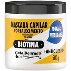 Máscara capilar Fortalecimento Biotina 500Ml - Gota Dourada