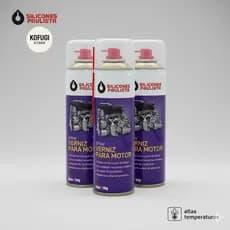 3,2,1 Unidades Spray Verniz para Motor de Carros/Motos 300ml Silicones Paulista