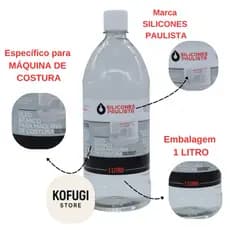 Óleo Branco para Máquina de Costura Doméstica ou Industrial Alto Poder de Lubrificação 1 Litro Promo