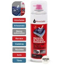 3,2,1 Spray Impermeabilizante de Tênis Almofadas Sofá Mochilas Banco Automotivo Tecidos 300ML Promo