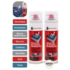 KIT 2 Spray Impermeabilizante de Tênis Tecidos Silicones Paulista 300ml
