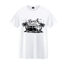 Camiseta Branca Poliéster "Serie Carro"