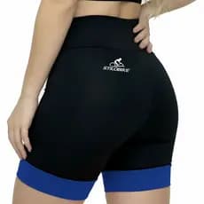Bermuda Ciclismo Stilo Bike Colors Feminina Azul