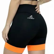 Bermuda Ciclismo Stilo Bike Colors Feminina Laranja