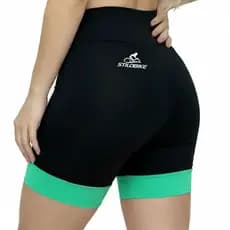 Bermuda Ciclismo Stilo Bike Colors Feminina Verde