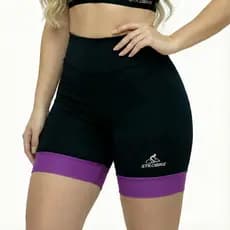 Bermuda Ciclismo Stilo Bike Colors Feminina Violeta