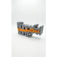 letreiro decorativo para mesa para cabeceira letras em 3d letras