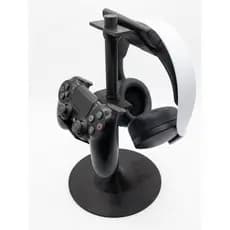 SUPORTE PARA CONTROLE PS4 + HEADSET SUPORTE DE MESA CONTROLES DE CONSOLE