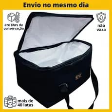 Bolsa Térmica Premium GF – Nylon 600 Impermeável e Reforçada Praia Pesca Camping Viagem